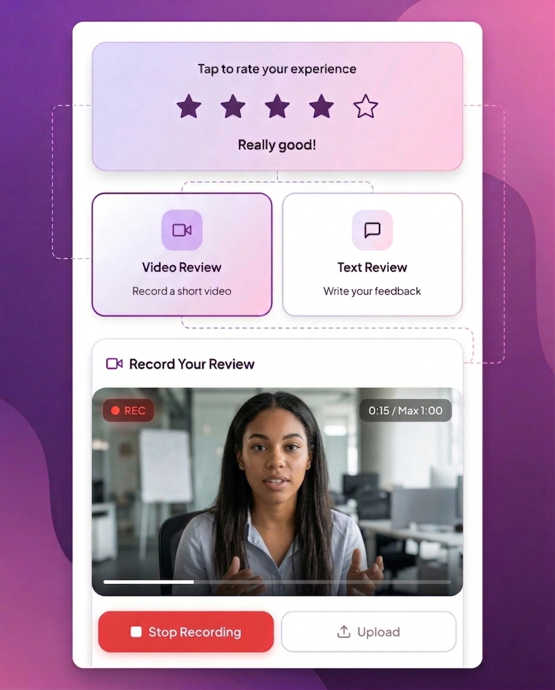Video Review Submission Page